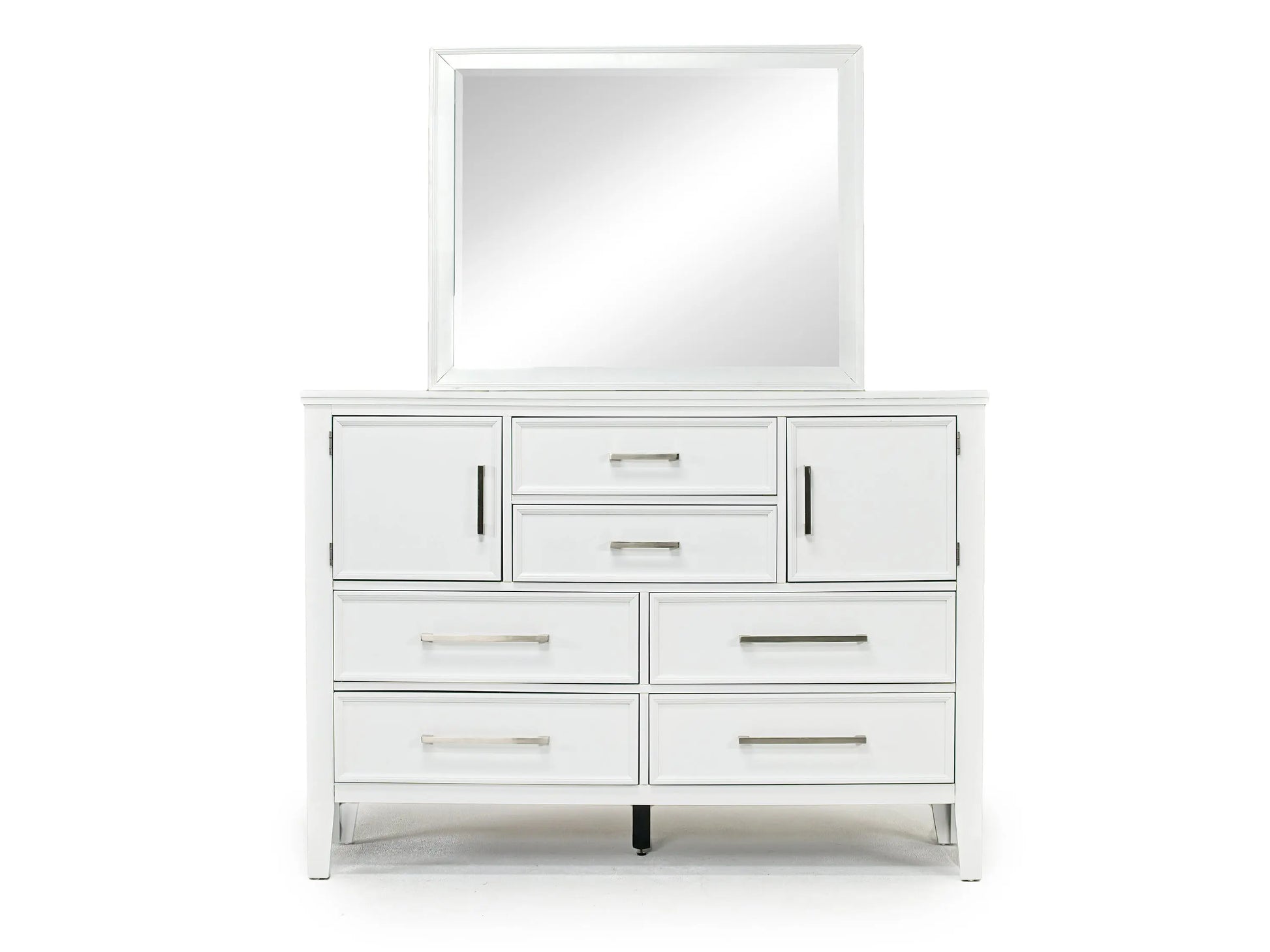 ANDOVER19:Andover Panel Bed & Dresser & , Front