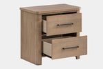 ANIKA0006:Anika Upholstered Bed & Dresser & Mirror & Nightstand, Open