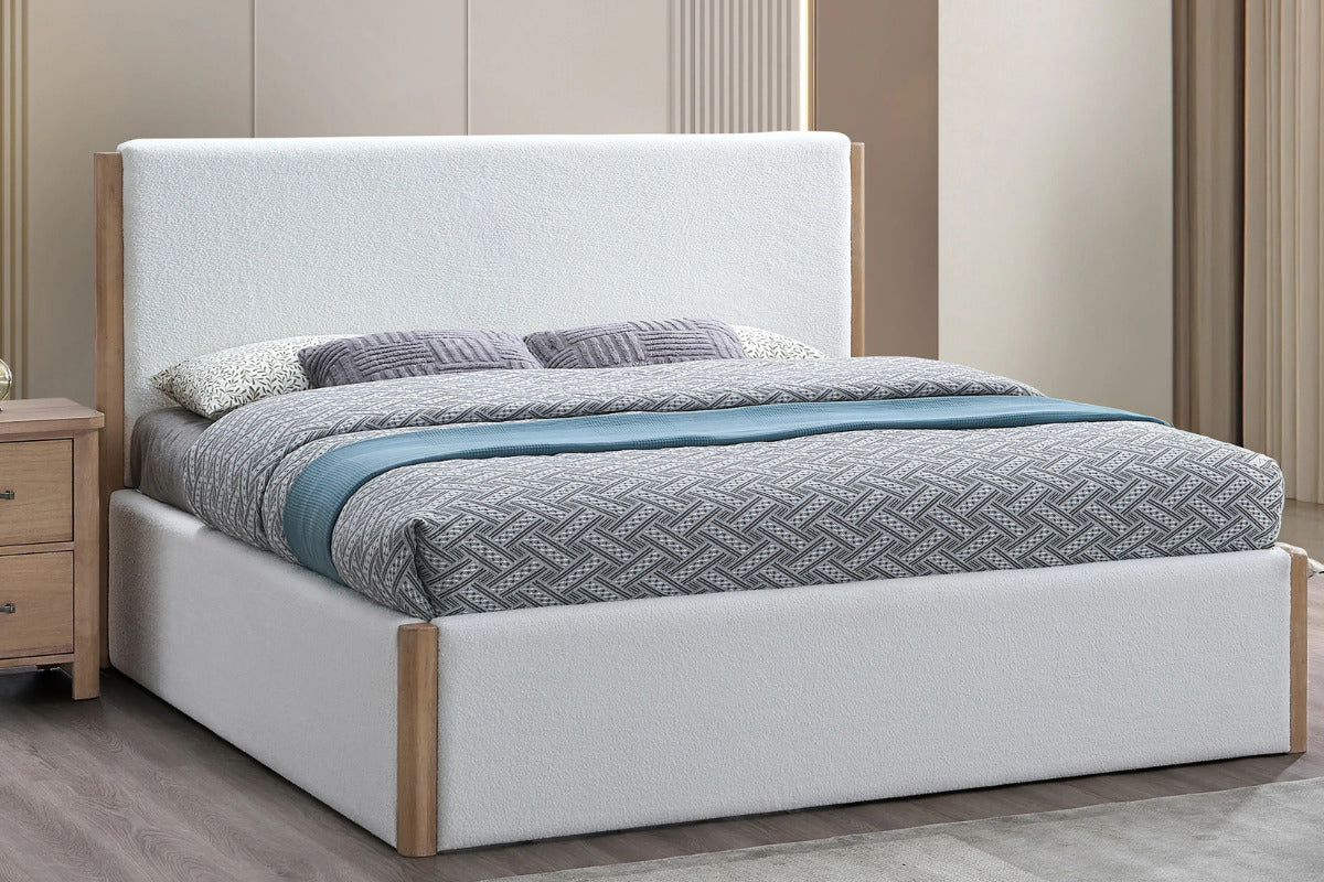 ANIKA0004:Anika Upholstered Bed, Styled