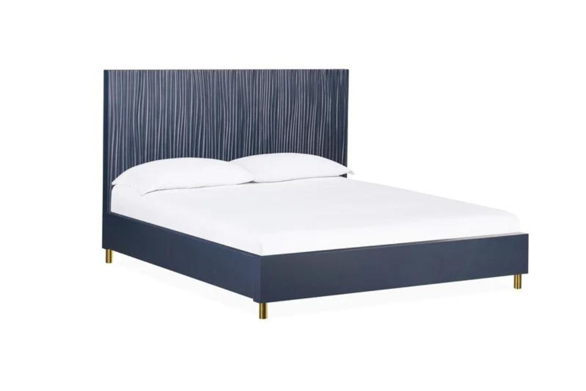 ARGENTO14:Argento Panel Bed, AngledAngle