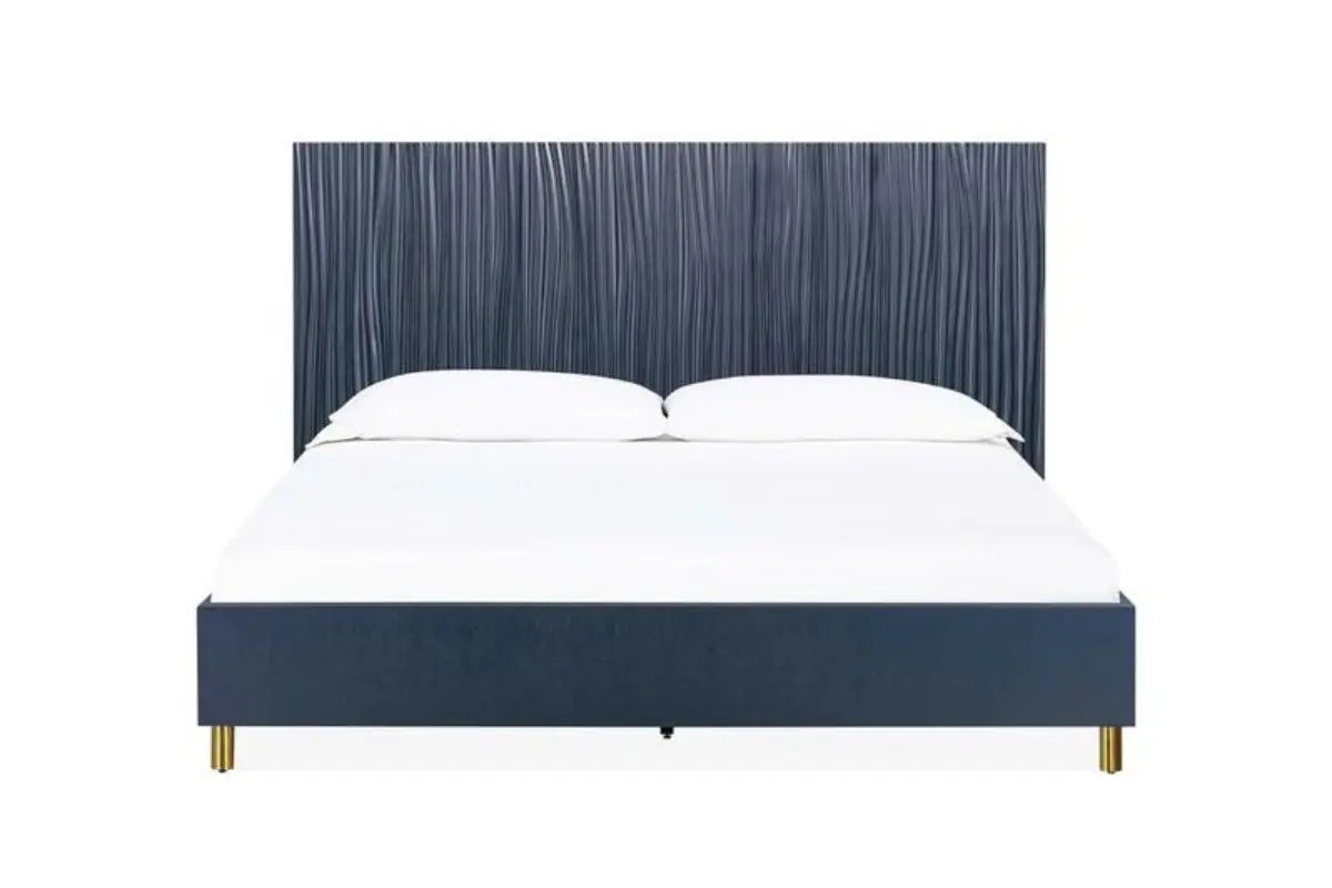 ARGENTO11:Argento Panel Bed & Dresser & , Front