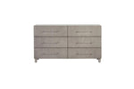 ARGENTO01:Argento Panel Bed & Dresser & , Front