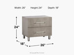 465162862:Argento Nightstand, 