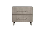 ARGENTO01:Argento Panel Bed & Dresser & , Front