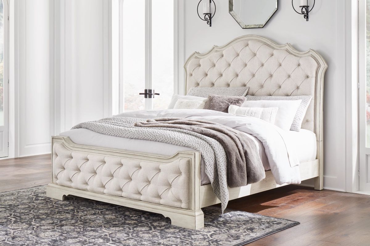 ARLENDY03:Arlendyne Upholstered Bed, Styled