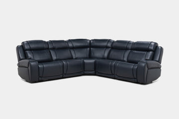 ARLO00000:Arlo 5 Piece 3 Power Sectional With 3 Power Armless Recliner, Angled