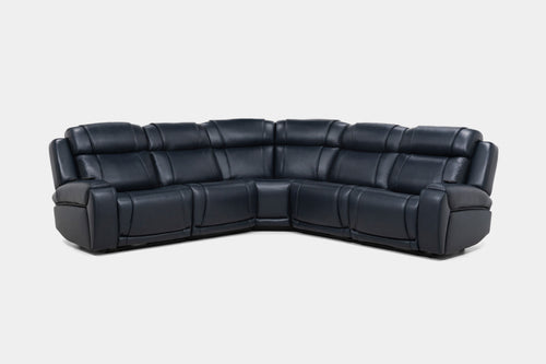 ARLO00000:Arlo 5 Piece 3 Power Sectional With 3 Power Armless Recliner, Angled