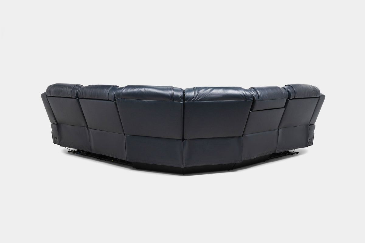 ARLO00000:Arlo 5 Piece 3 Power Sectional With 3 Power Armless Recliner, Back