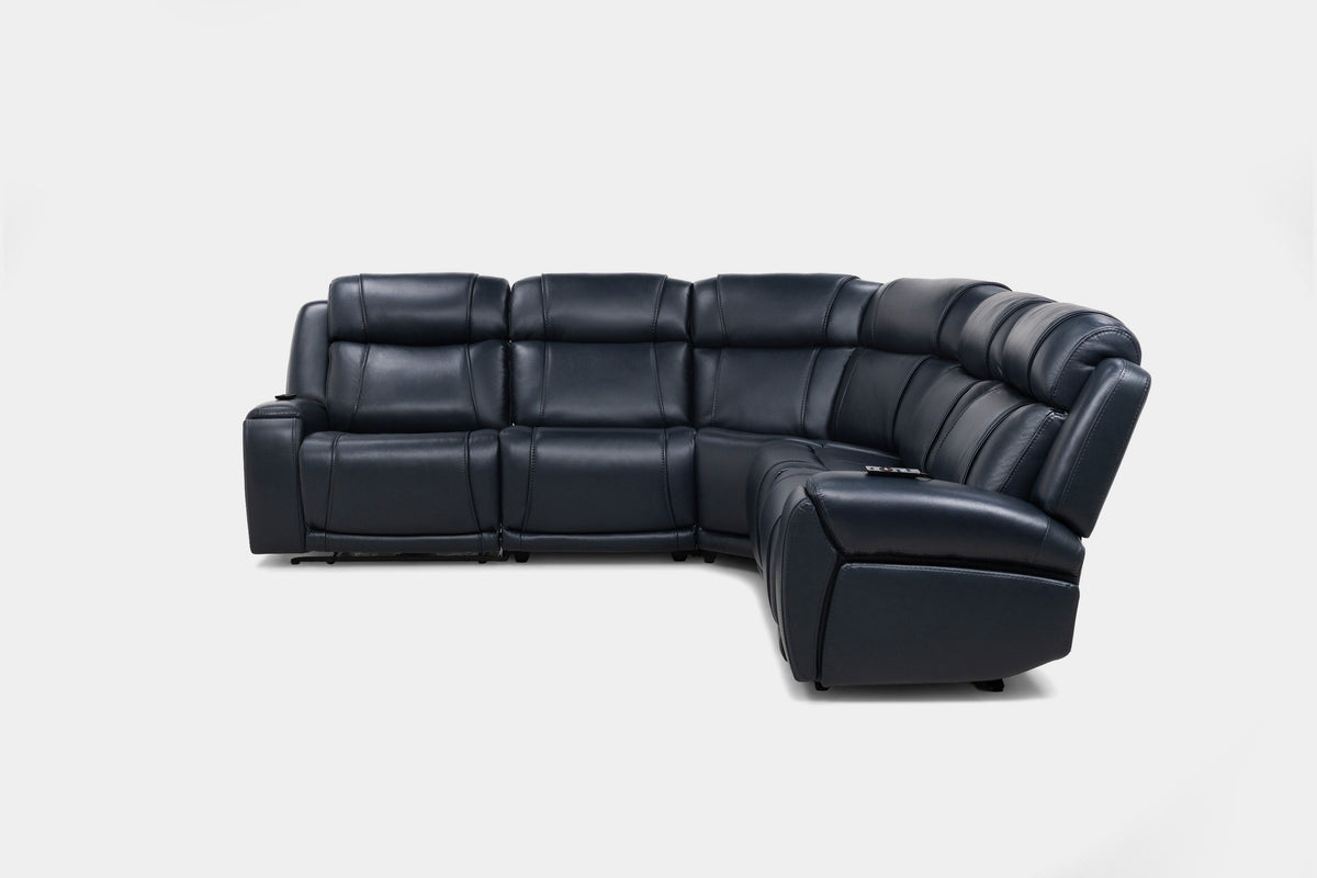ARLO00000:Arlo 5 Piece 3 Power Sectional With 3 Power Armless Recliner, Front