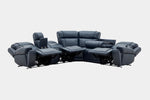 ARLO00000:Arlo 5 Piece 3 Power Sectional With 3 Power Armless Recliner, 