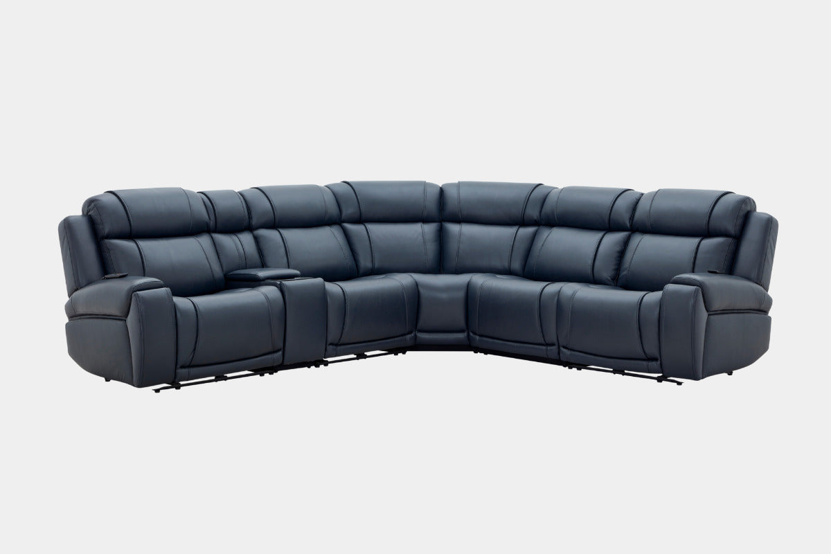 ARLO00000:Arlo 5 Piece 3 Power Sectional With 3 Power Armless Recliner, Angled