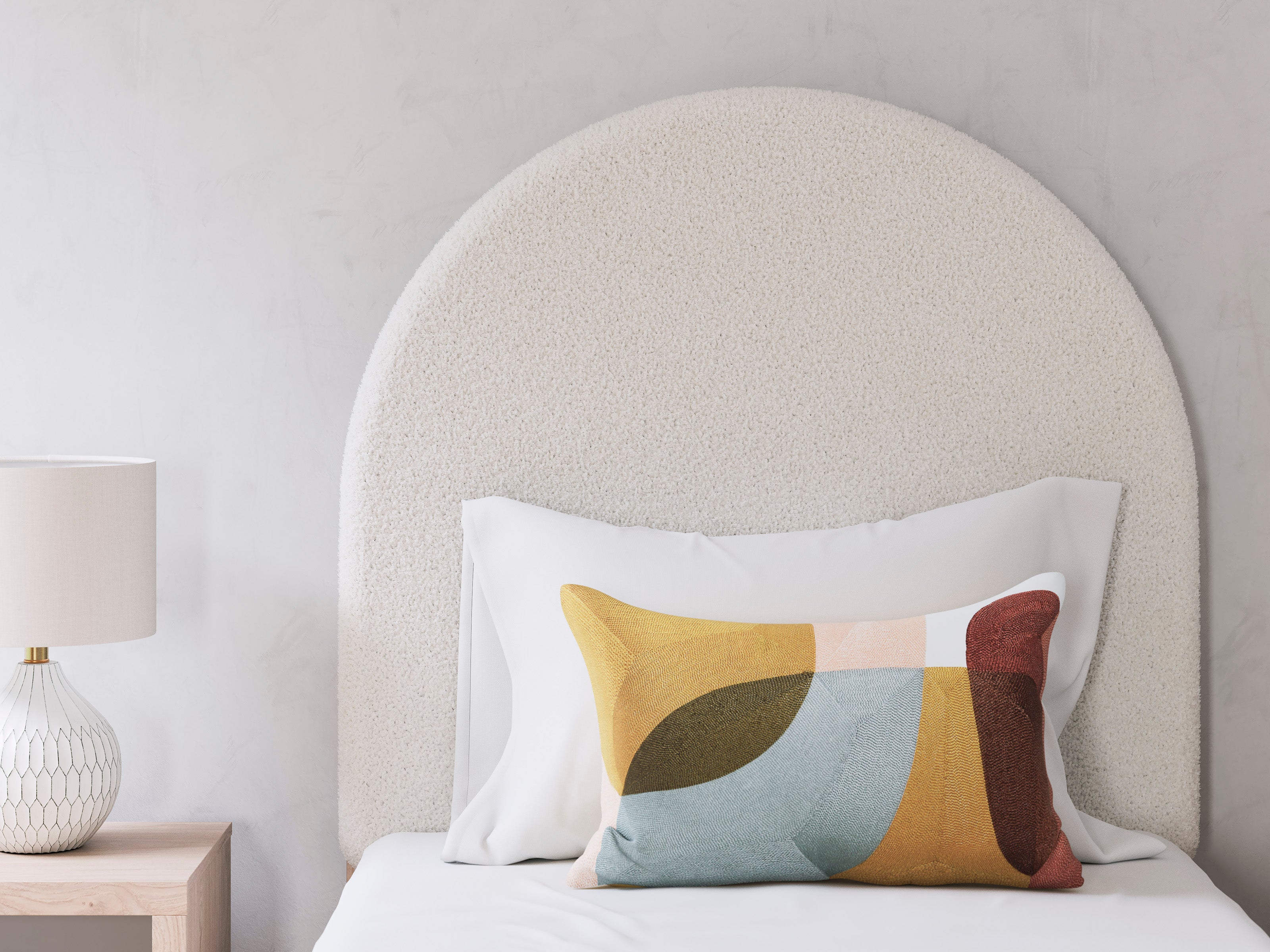 ARLOSTER1:Arloster Upholstered Panel Bed, 