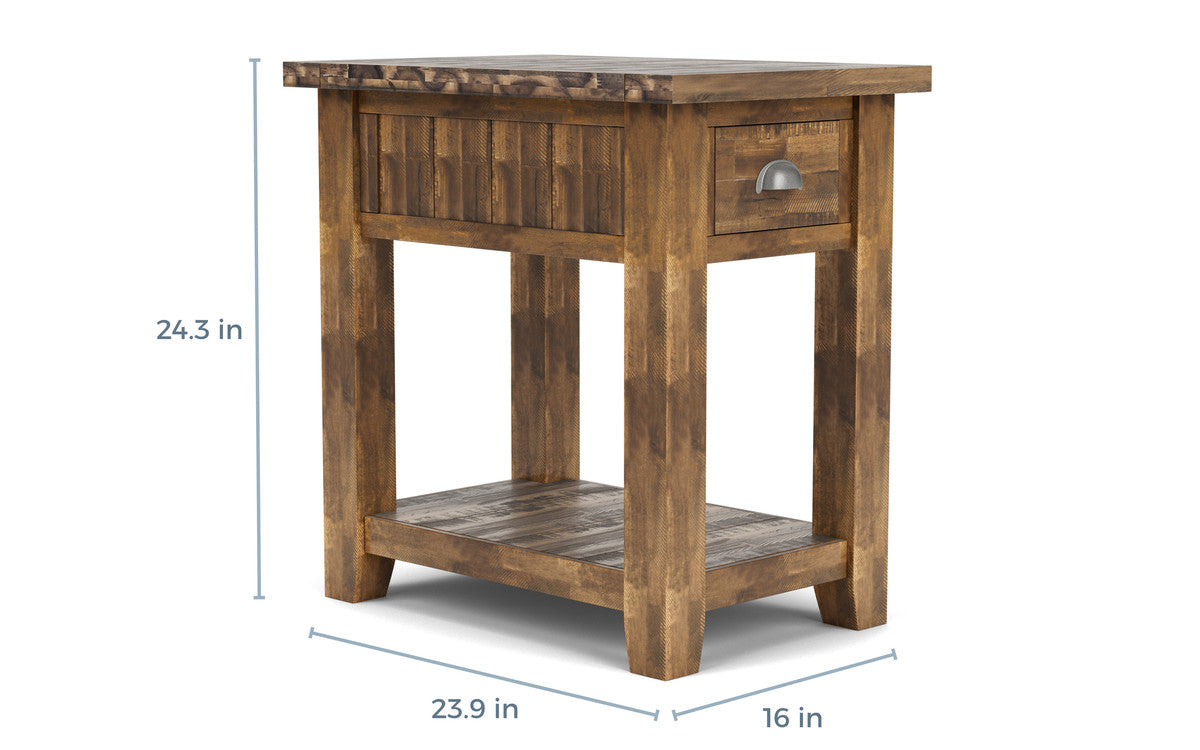 606668561:Artisans Chairside Table, Side