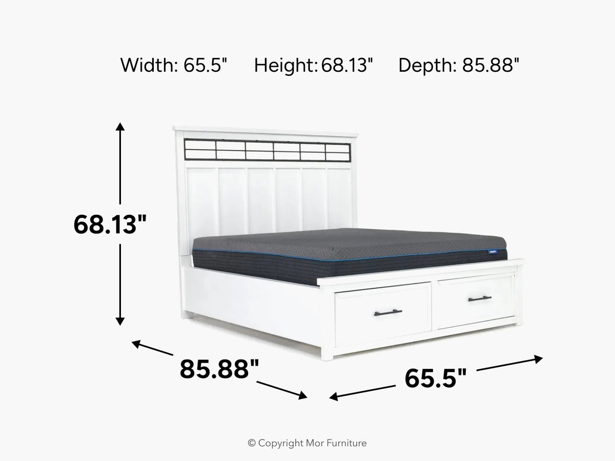 ASHBRYN02:Ashbryn Panel Bed With Storage, 