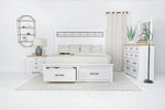 ASHBRYN05:Ashbryn Storage Bed & Dresser , Styled