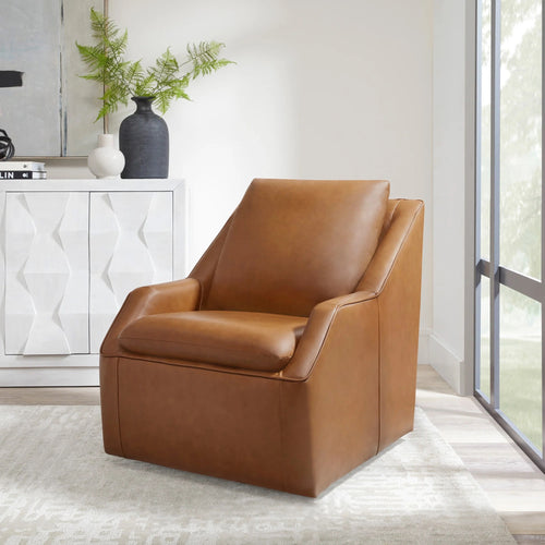 668433346:Asher Swivel Chair, Styled