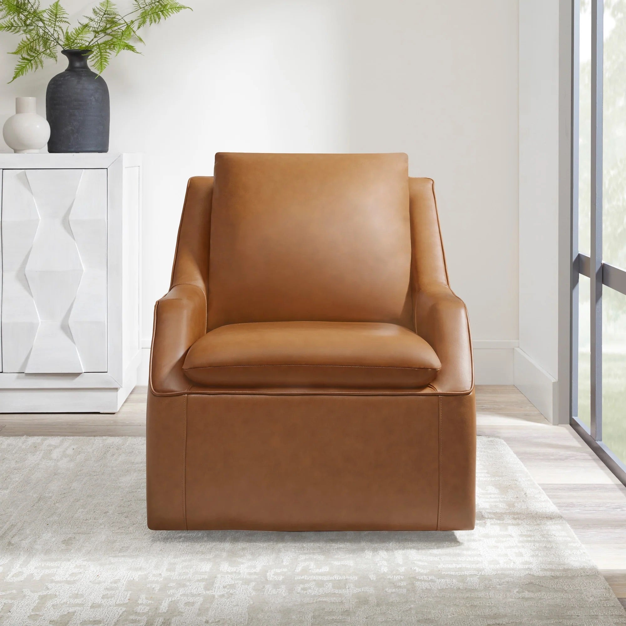 668433346:Asher Swivel Chair, StyledFront