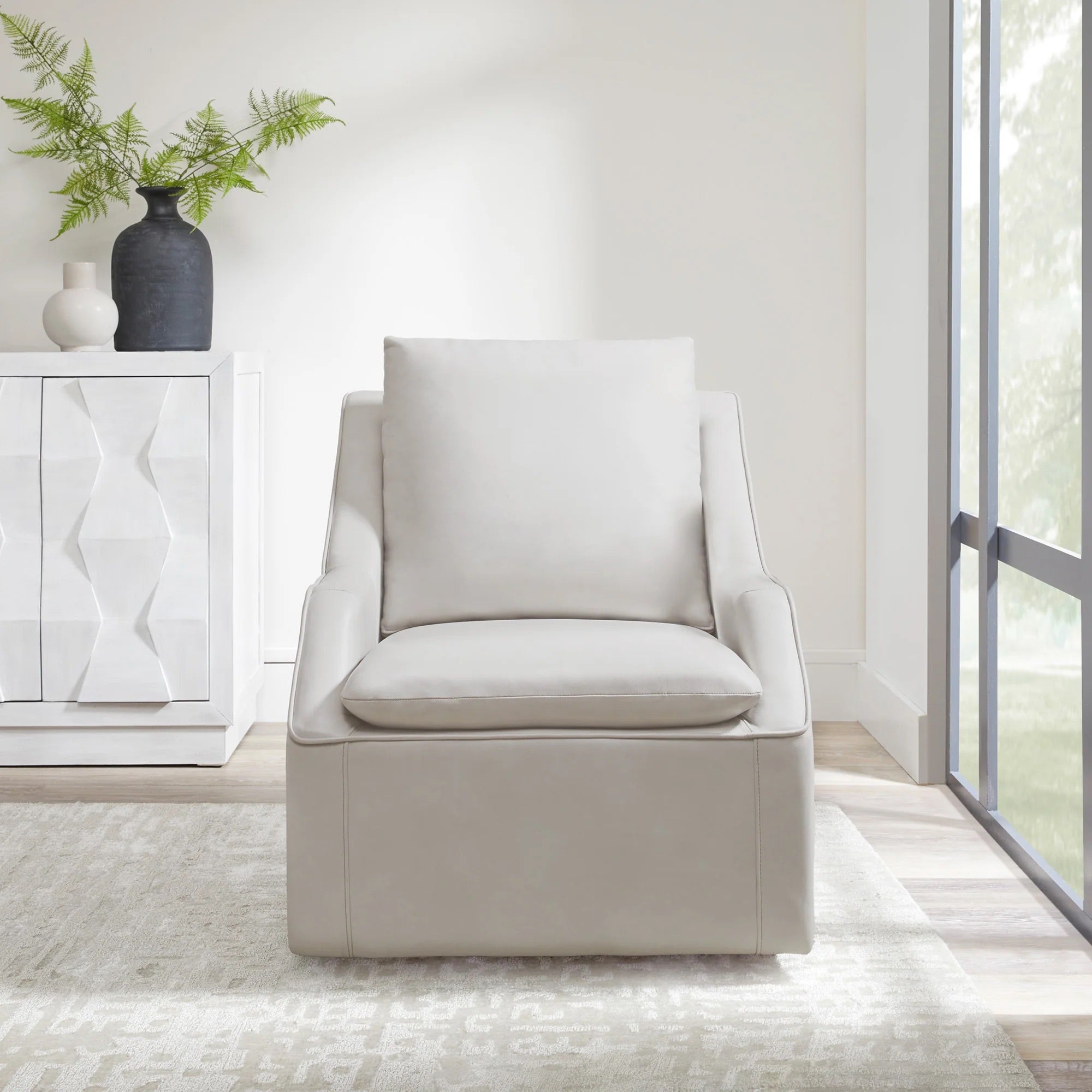 740784068:Asher Swivel Chair, StyledFront