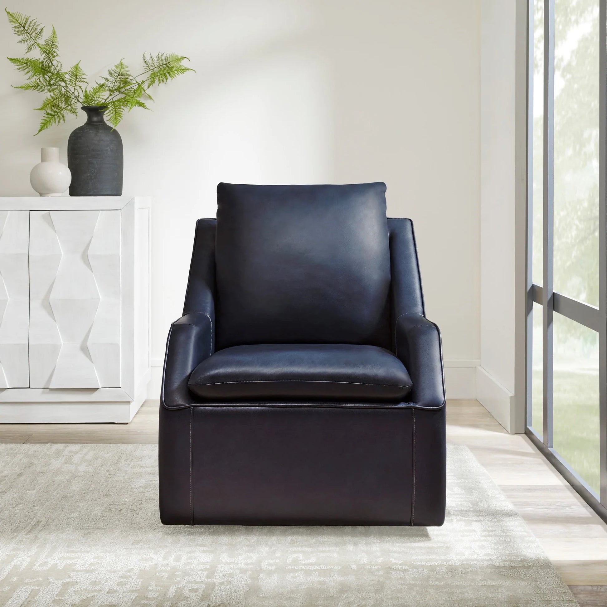 346156019:Asher Swivel Chair, StyledFront