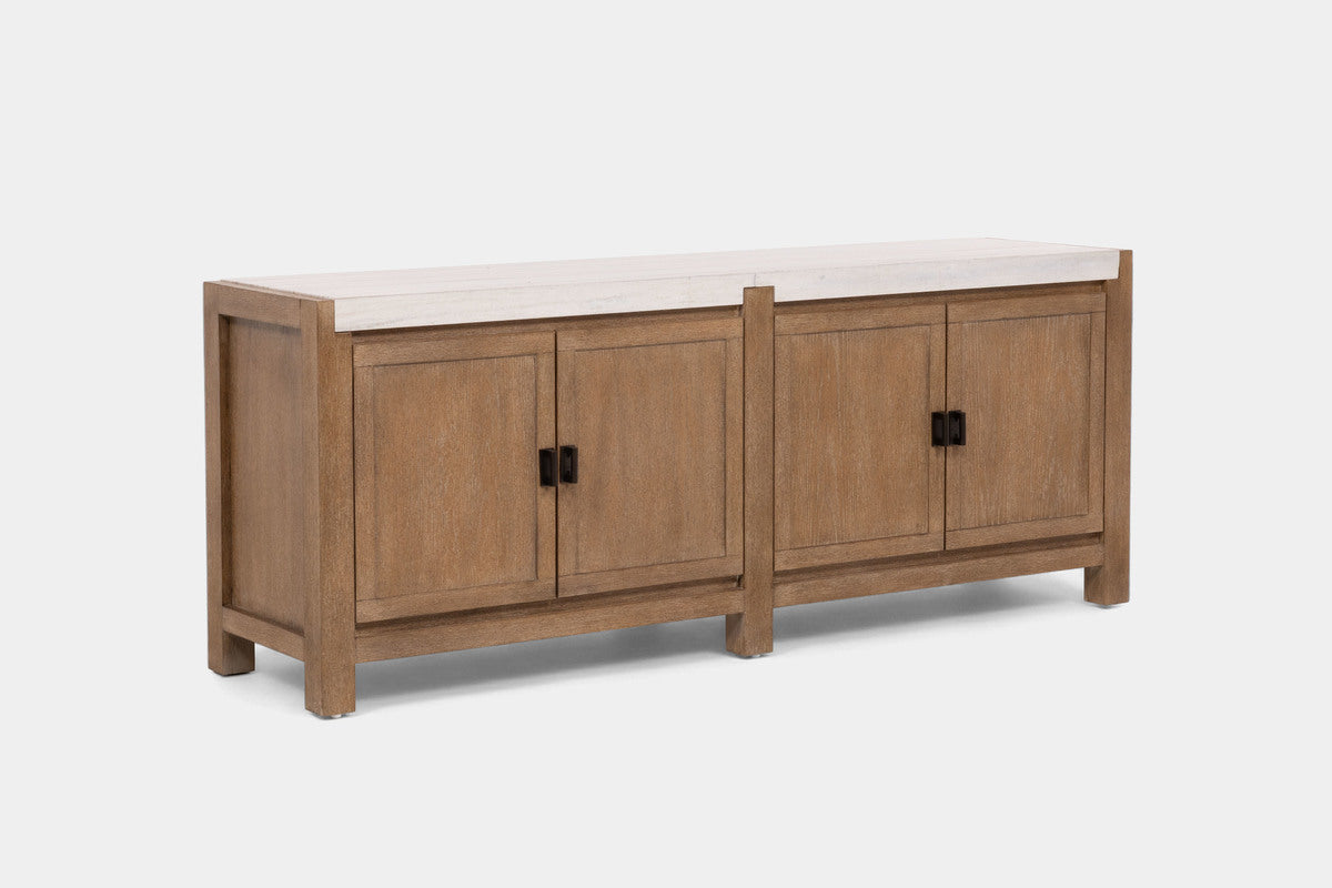 456421653:Aspen Valley Media Console, Angled