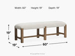 057616177:Aspen Valley Dining Bench, 