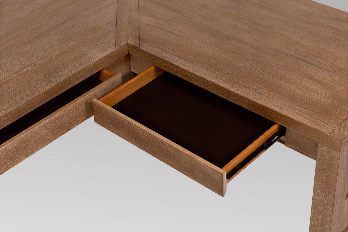 ASPENVA02:Aspen Valley Office Desk & File Cabinet, Open