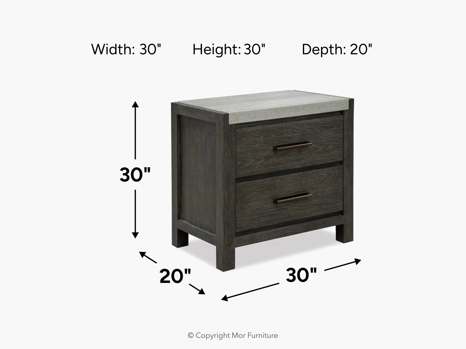 Aspen Valley Nightstand | Nightstands | Bedroom – Mor Furniture