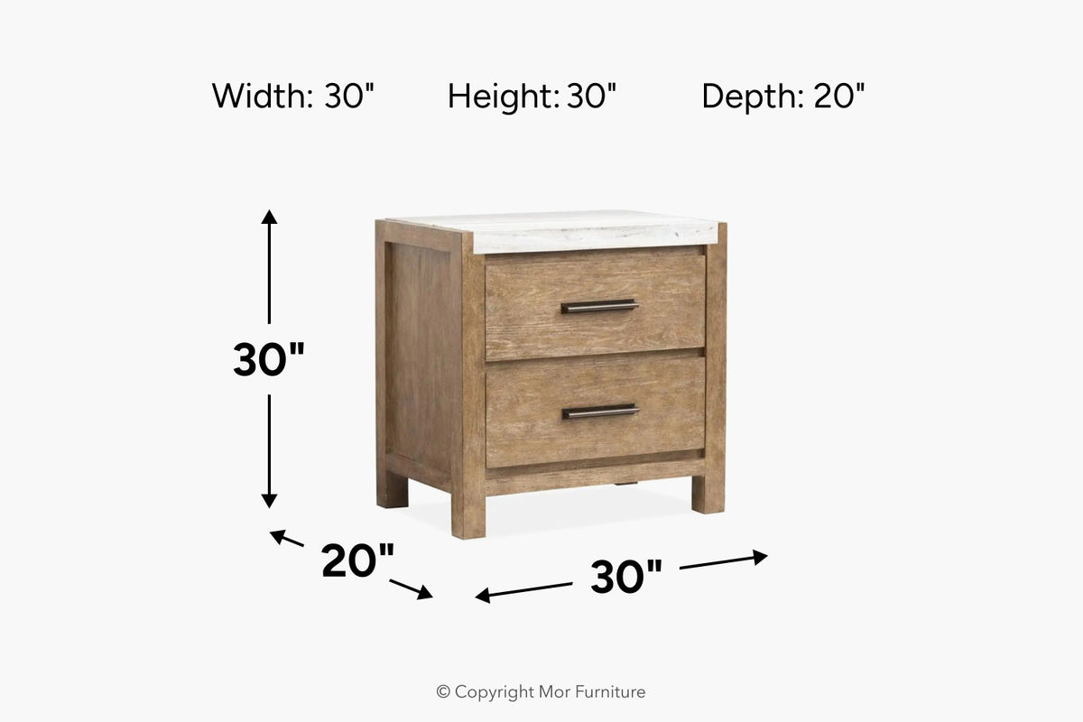 703748790:Aspen Valley Nightstand,