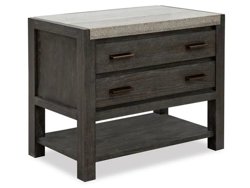 824682460:Aspen Valley Nightstand, Open
