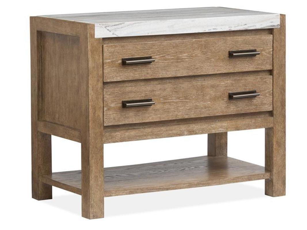 963614464:Aspen Valley Nightstand, Open