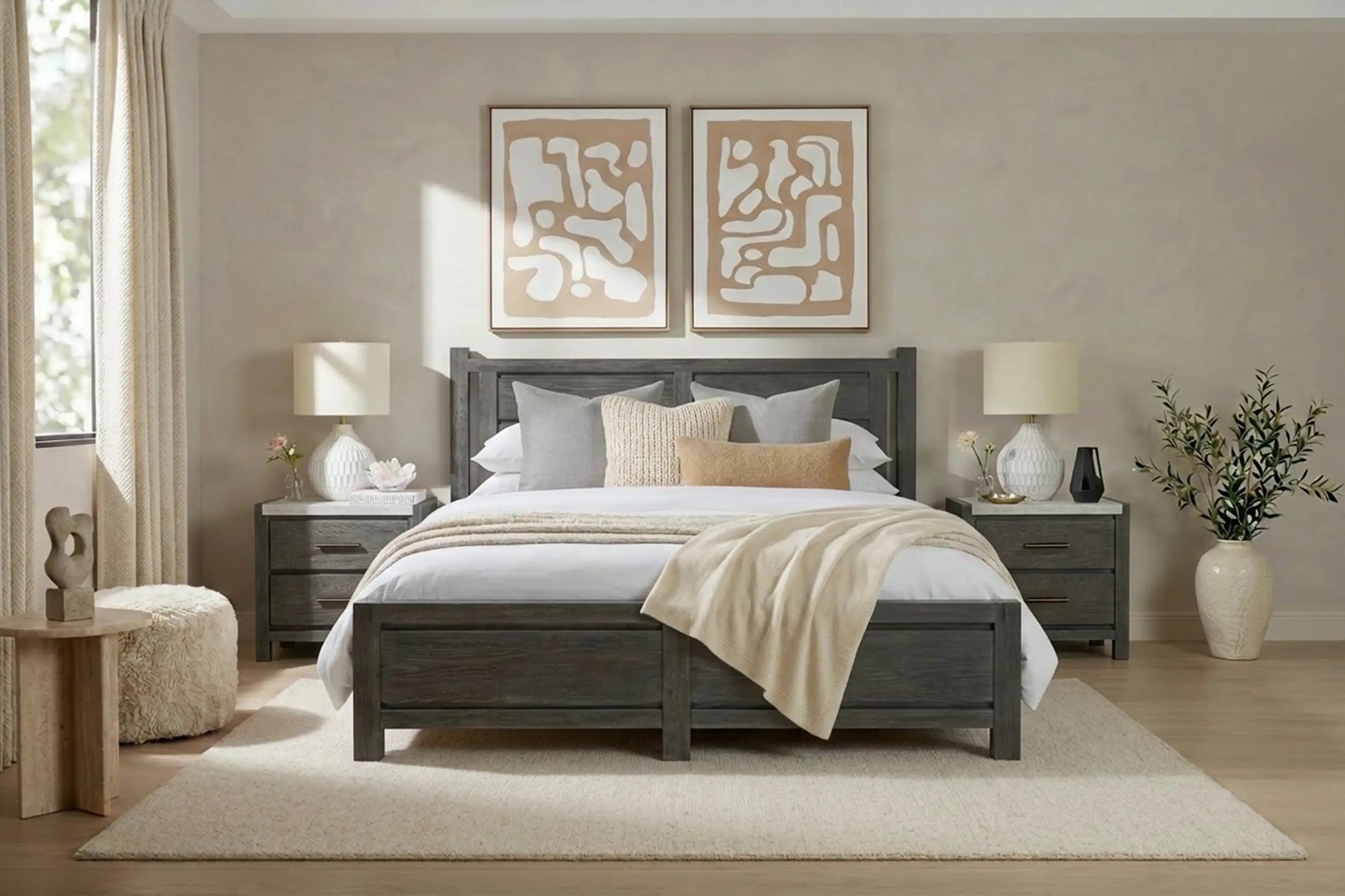ASPEN0100:Aspen Valley Panel Bed, 