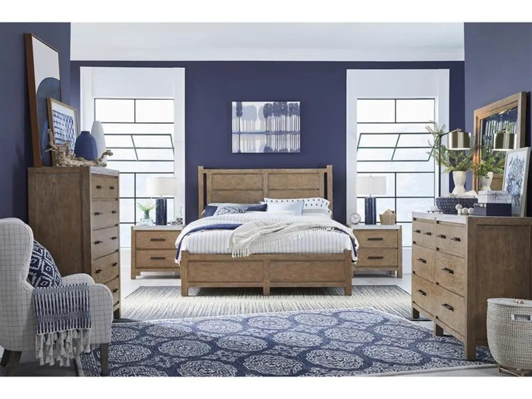 ASPEN0005:Aspen Valley Panel Bed & Dress, Styled