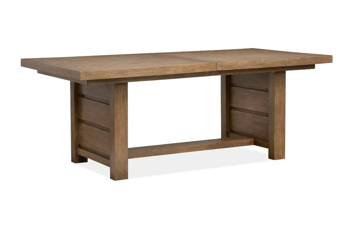 ASPENVA96:Aspen Valley Dining Table & 6 , Angle