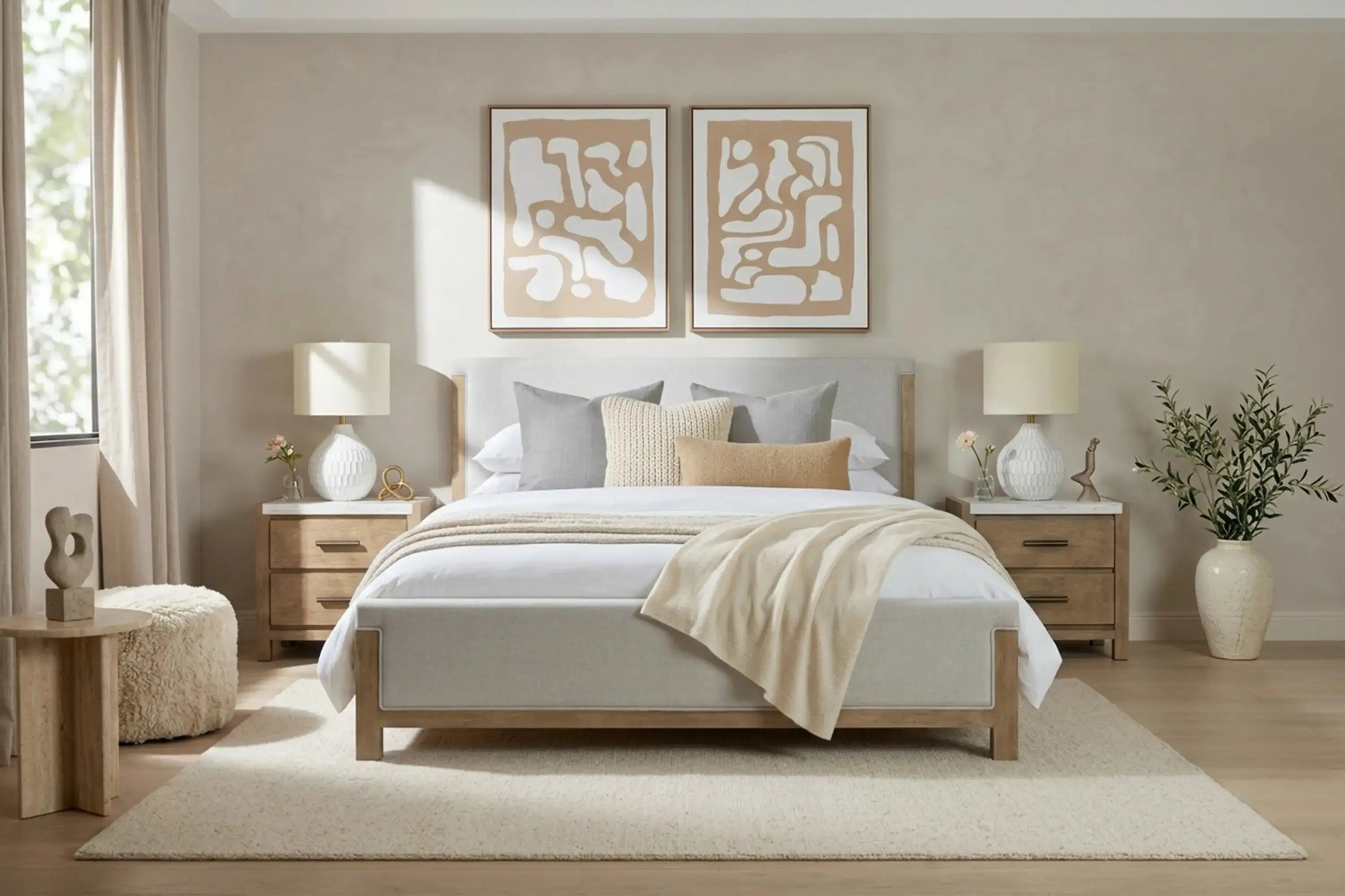 ASPEN0012:Aspen Valley Upholstered Bed, 