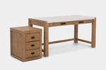 ASPENVA01:Aspen Valley Office Desk & File Cabinet, Angled