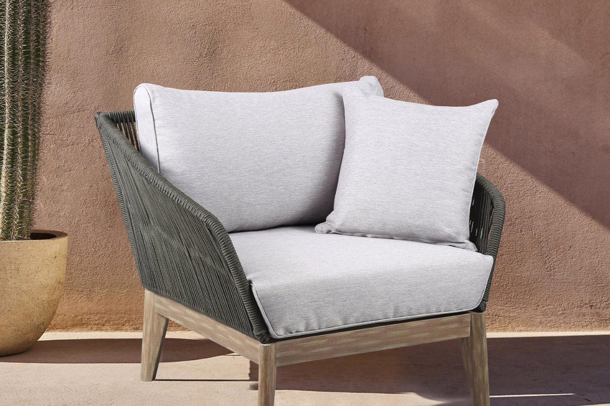 736288813:Athos Outdoor Club Chair, Styled