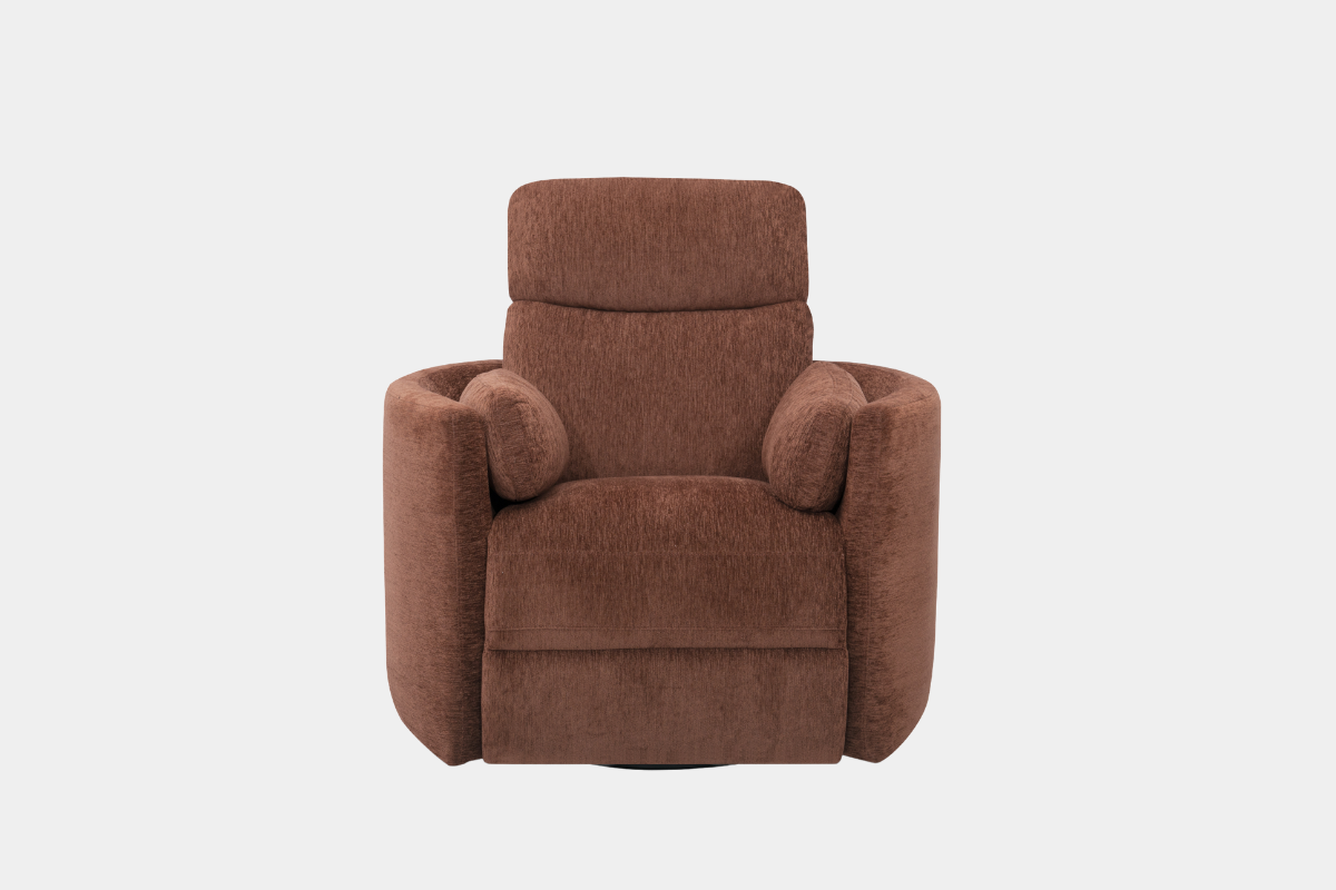 367002364:Auburn Swivel Gliding Recliner, Front