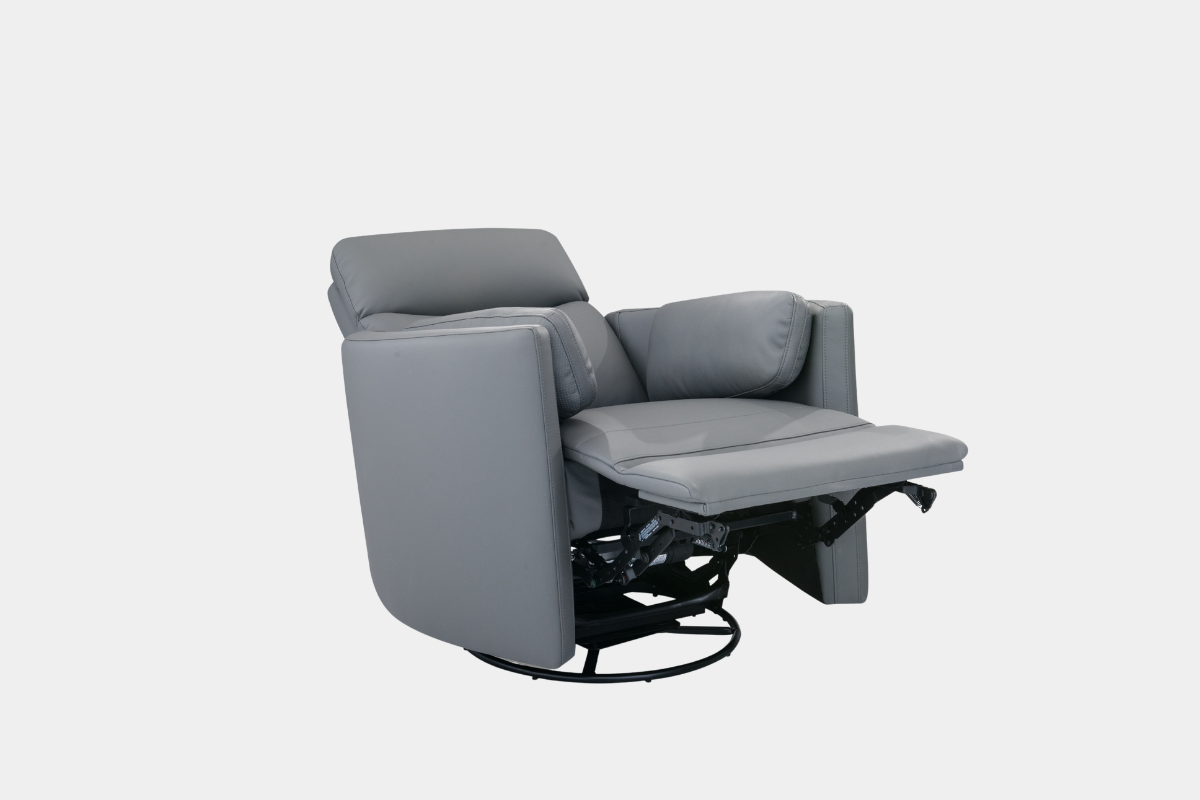 376650187:Auburn Swivel Gliding Recliner,  ReclinedAngled