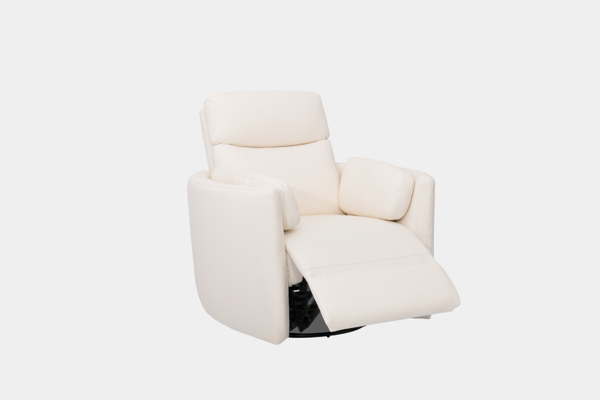 974381358:Auburn Swivel Gliding Recliner, Open