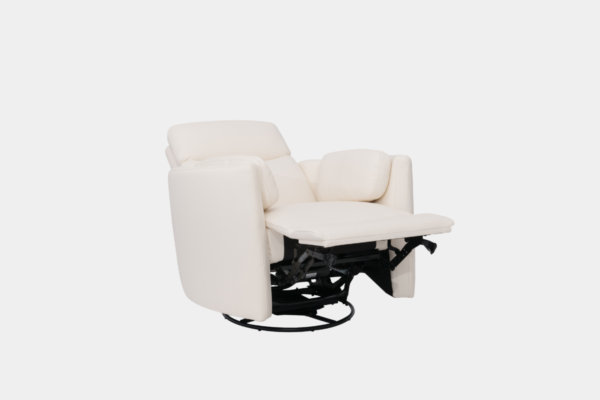 974381358:Auburn Swivel Gliding Recliner,  ReclinedAngled