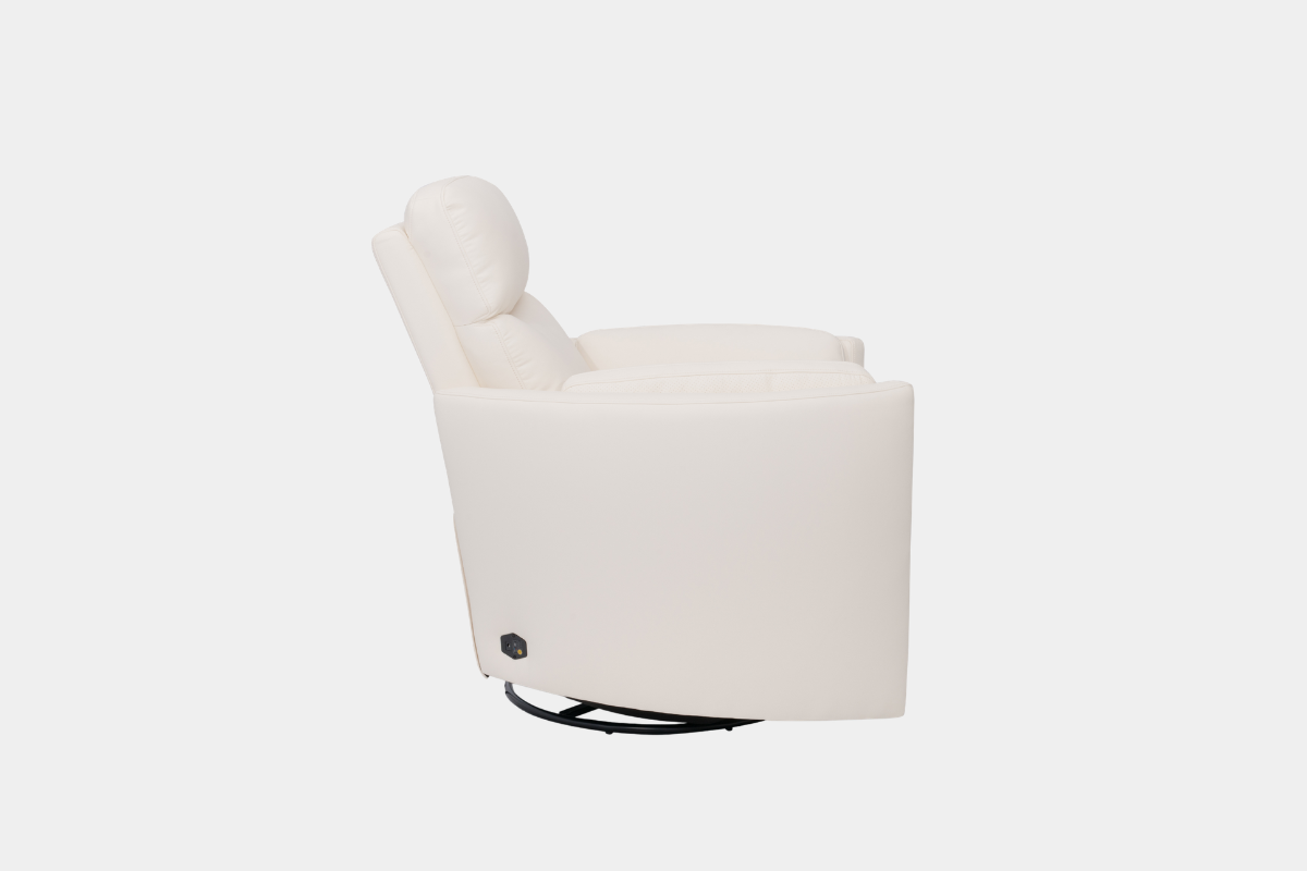 974381358:Auburn Swivel Gliding Recliner, Side