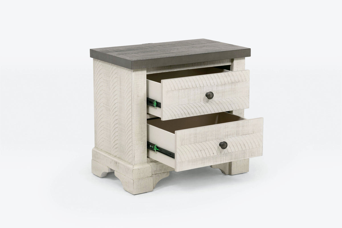 652766950:Augusta 2 Drawer Nightstand, Open