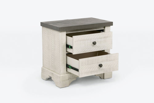 652766950:Augusta 2 Drawer Nightstand, Open