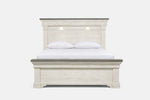 AUGUSTA04:Augusta Panel Bed With Storage, Front