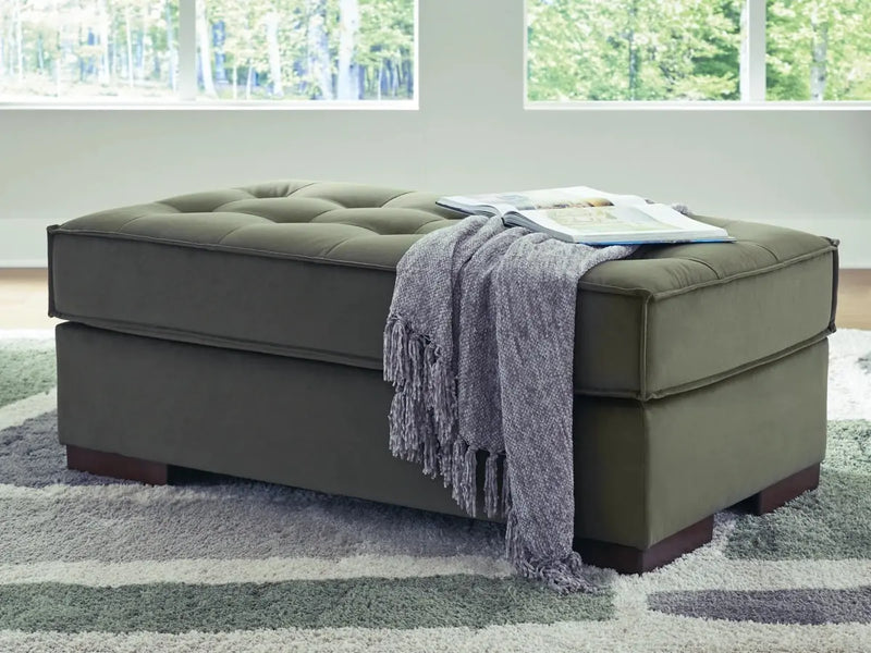 990135595:Austen Cocktail Ottoman, Styled