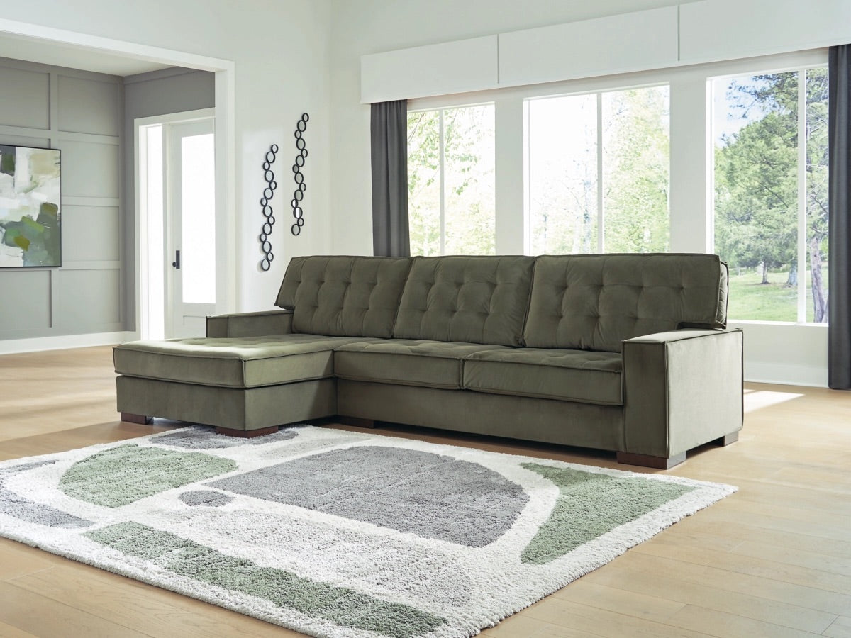 AUSTEN000:Austen Sofa Chaise Sectional, Styled