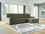 AUSTEN001:Austen Sofa Chaise Sectional, Styled