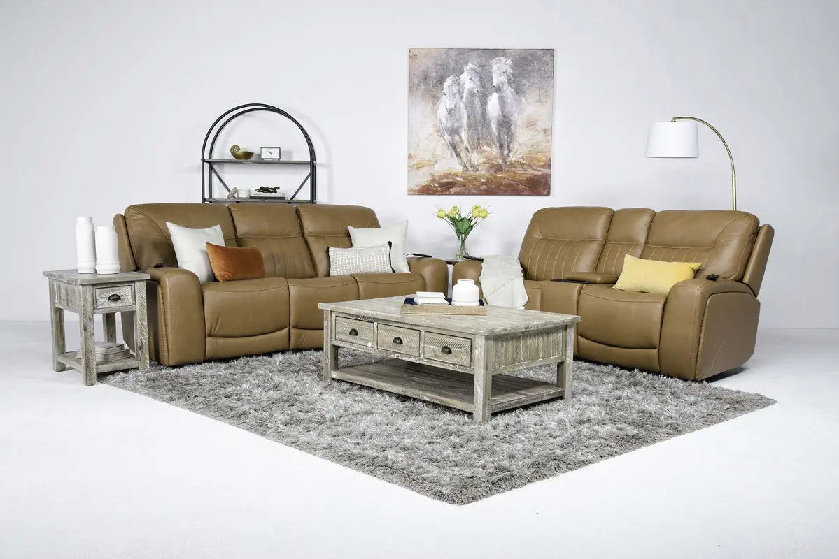 422991003:Banks 3 Power Sofa, Styled
