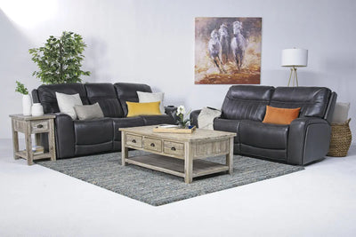 BANKS0001:Banks 3 Power Sofa & Loveseat, Styled