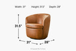 151740874:Barolo Swivel Chair, 